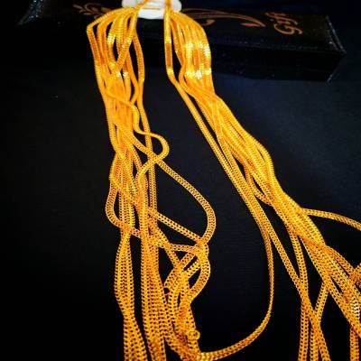 BK Premium Gold Pati Chain — Dubai Gold Finishing BK প্রিমিয়াম গোল্ড পাটি চেন